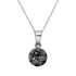 Sudraba komplekts "Klasika (Silver Night)" ar Swarovski™ kristāliem
